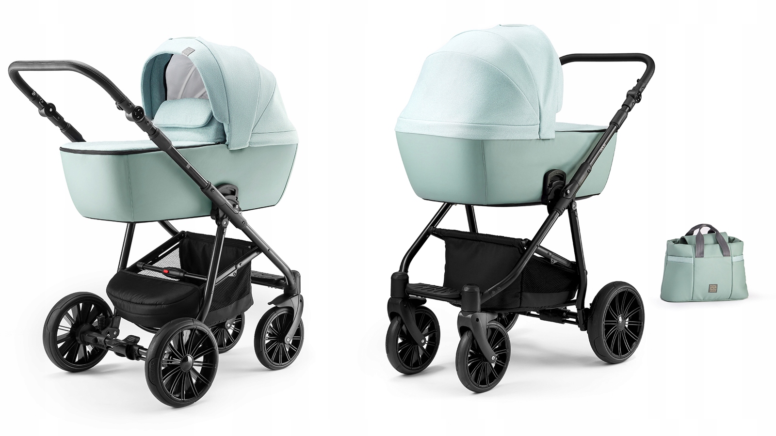 Wózek dziecięcy 3w1 APUS - DADA PARADISO 4 KOLORY! Zestaw 3w1