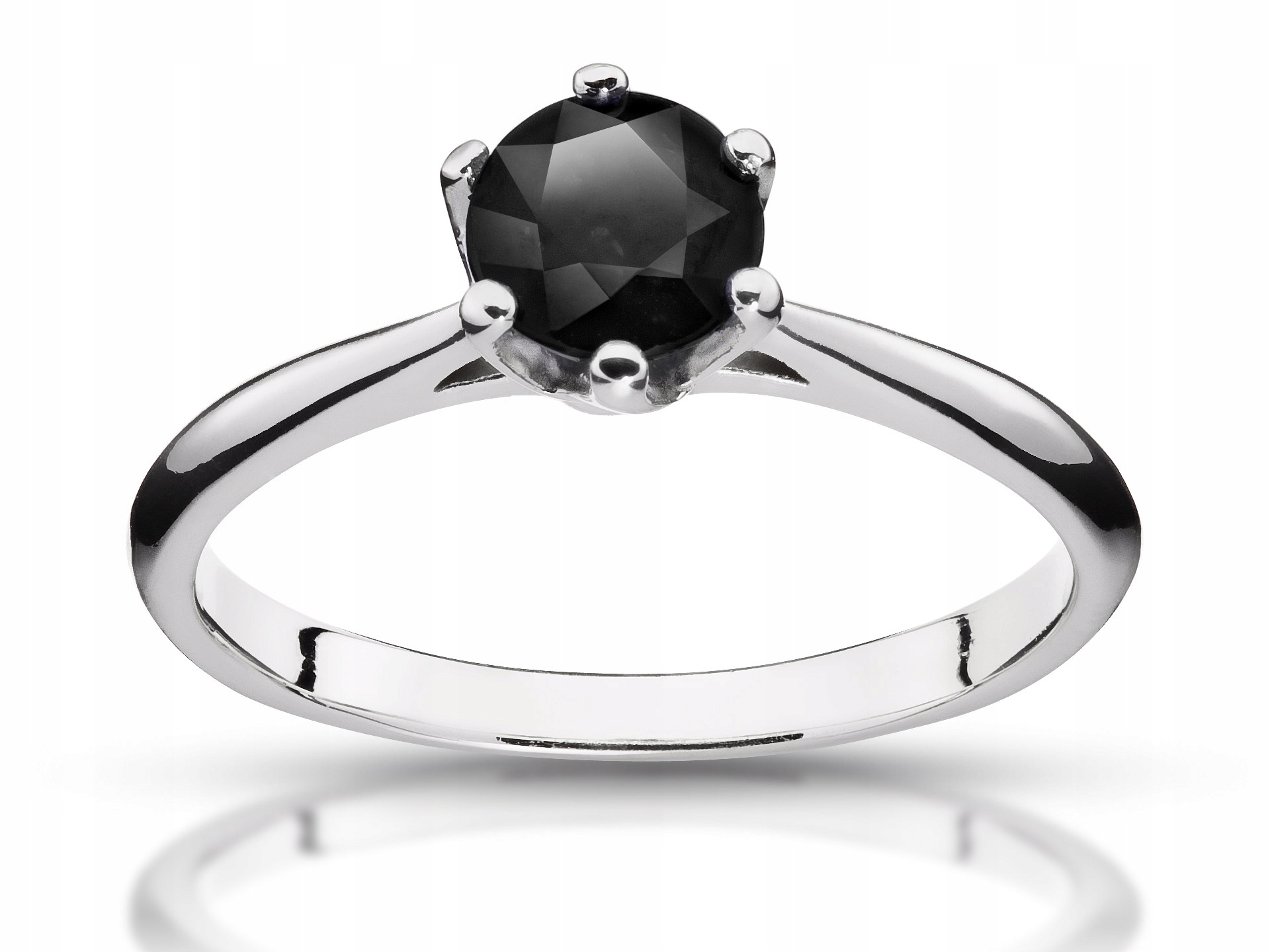 

Pierścionek zaręczynowy czarny diament 1,0ct Hit