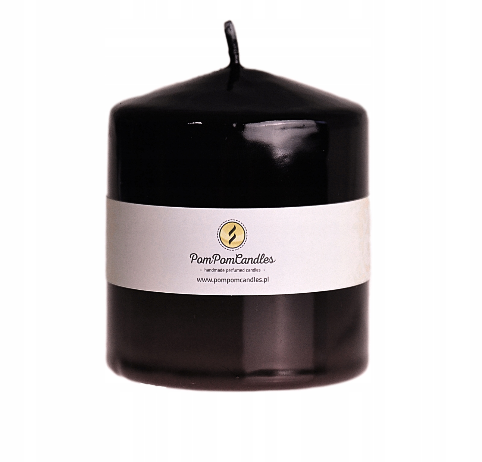 

Świeczka Walec Czarna 6,5 X 7 cm Świeca Klubowa