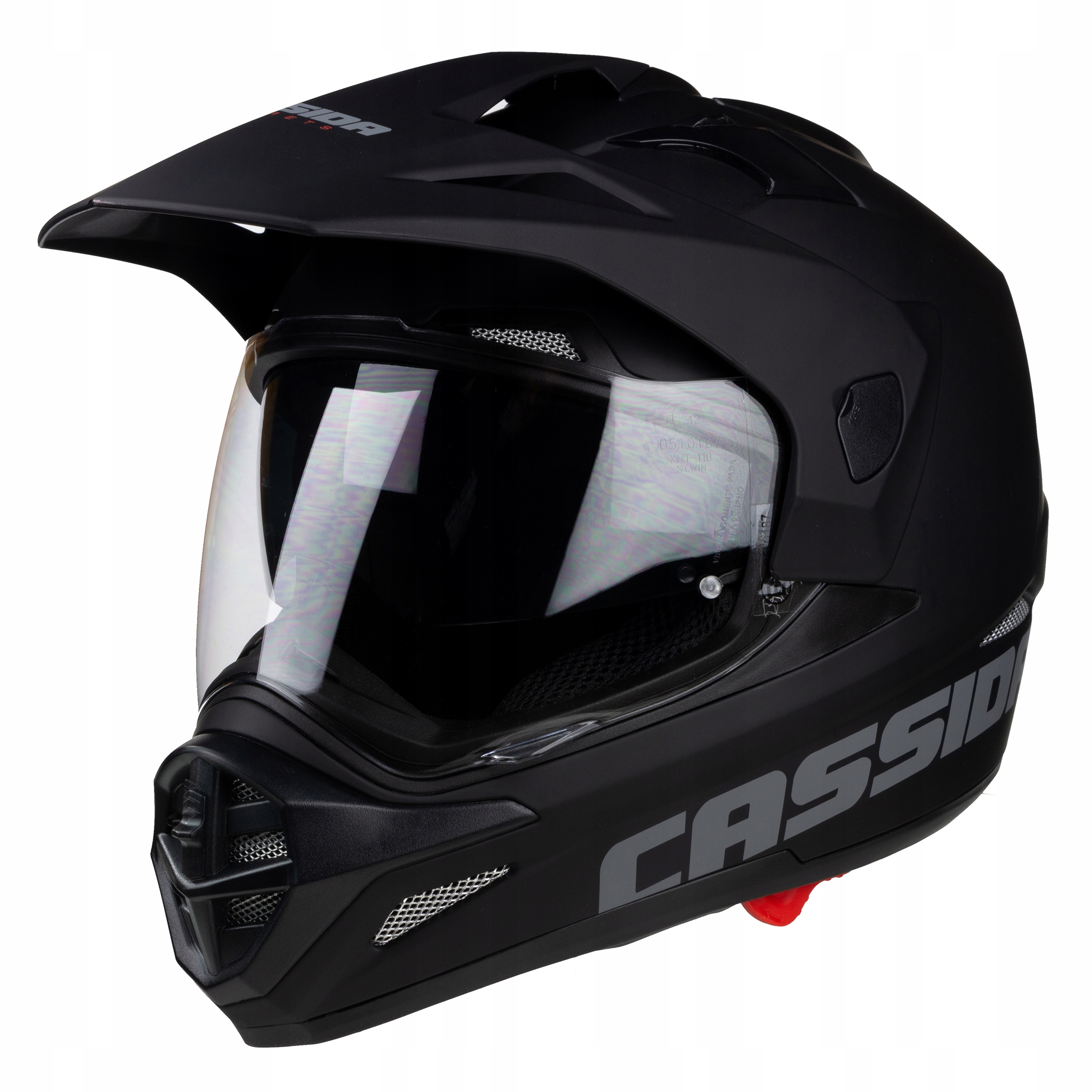 CASSIDA CZESKI KASK CROSS MOŻESZ ZROBIĆ INTEGRAL S Cechy dodatkowe deflektor nosa