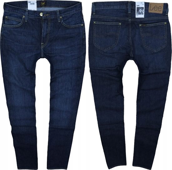 LEE RIDER jeansy regular slim DARK WASH W40 L34