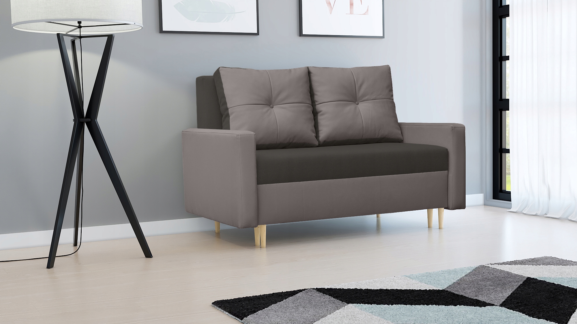 TAPCZAN WERSALKA KANAPA ROZKŁADANA + POJEMNIK Marka inna