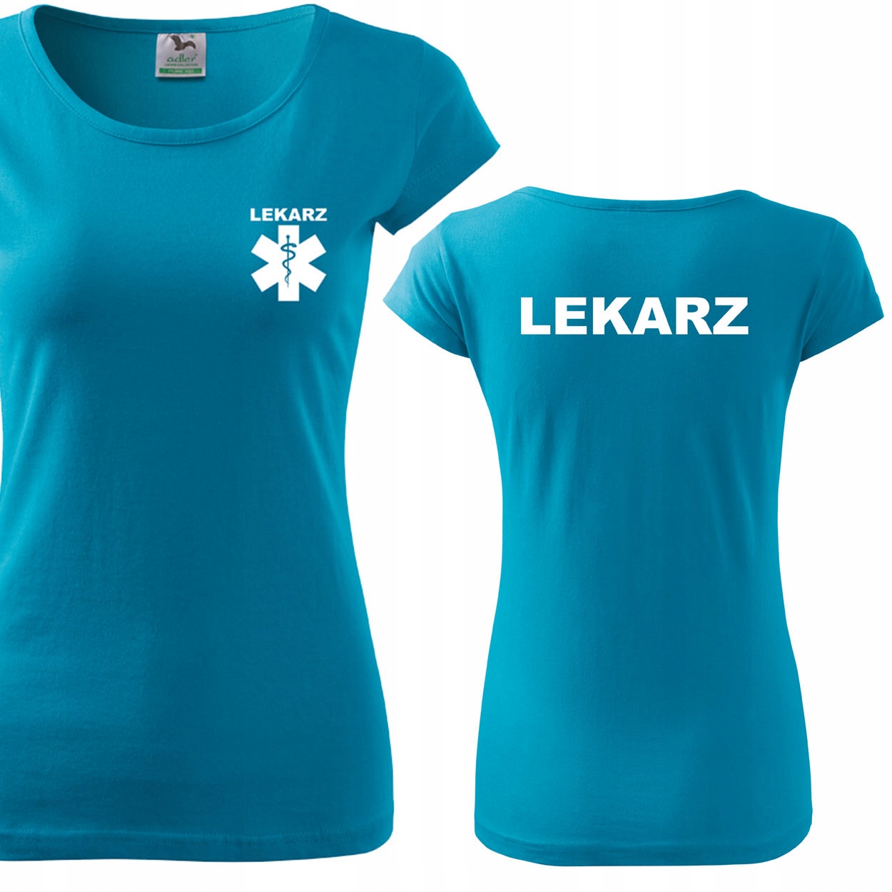 

Damska koszulka z nadrukiem Lekarz roz. XL