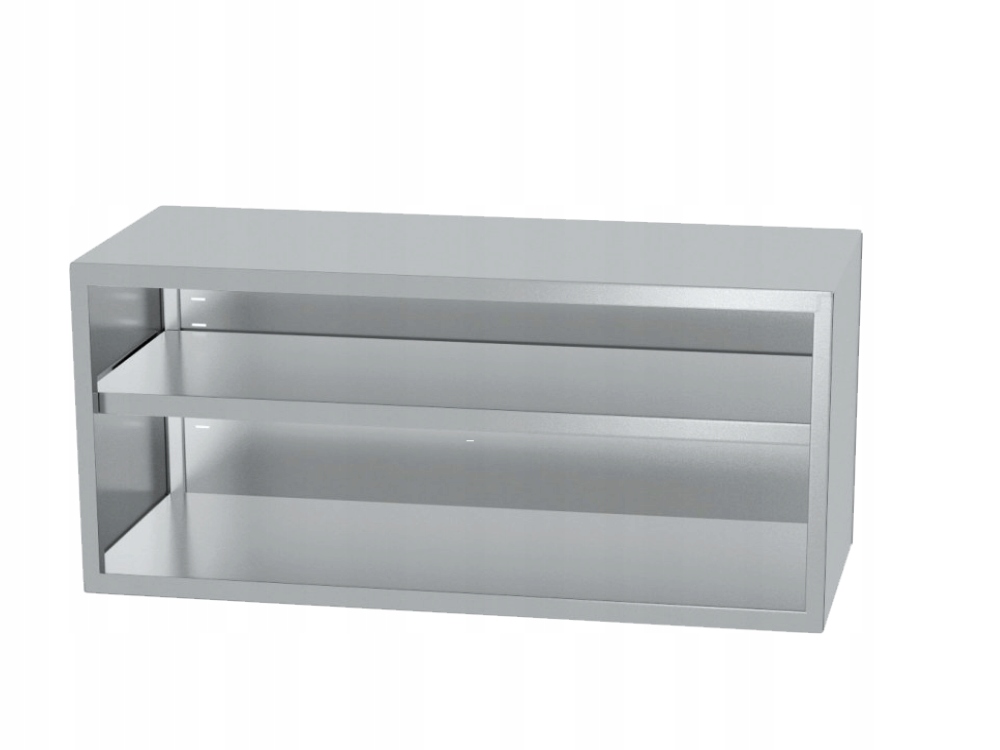 SZAFKA PÓŁKA WISZĄCA ZE STALI KWASOODPORNEJ 150 CM