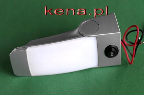 Lampa obracana 12V 2 LED duzy i maly wlacznik Brand Frankana