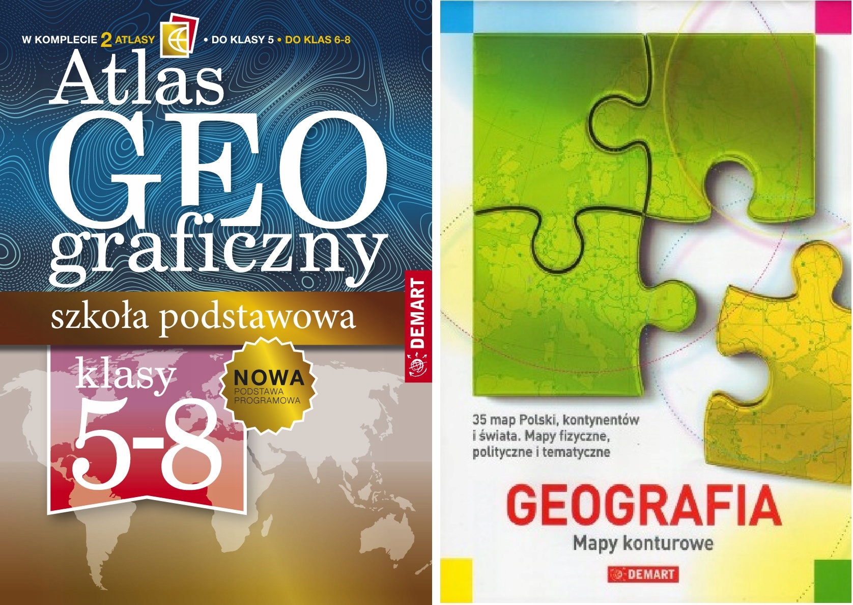

Atlas Geograficzny Klasa 5-8 Mapy Konturowe