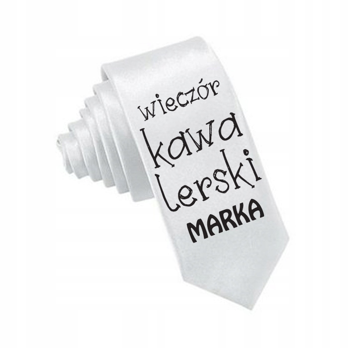 

Krawat Z Nadrukiem wieczór kawalerski Imię