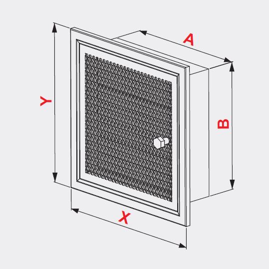KRATKA WENTYLACYJNA OSŁONA 17x37 Biała MK11B Marka Awenta