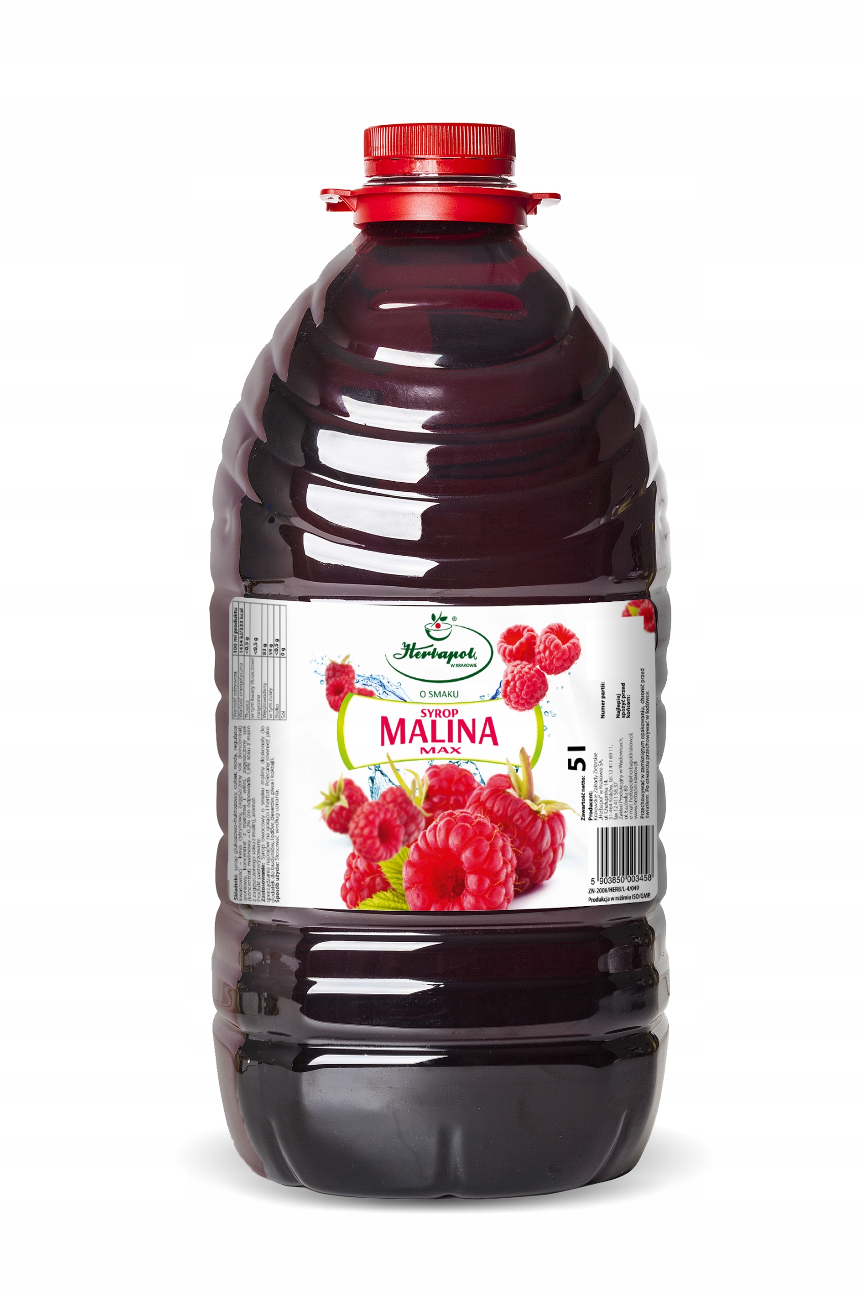 Малиновий сироп 5000 мл / 6,5 кг Herbapol