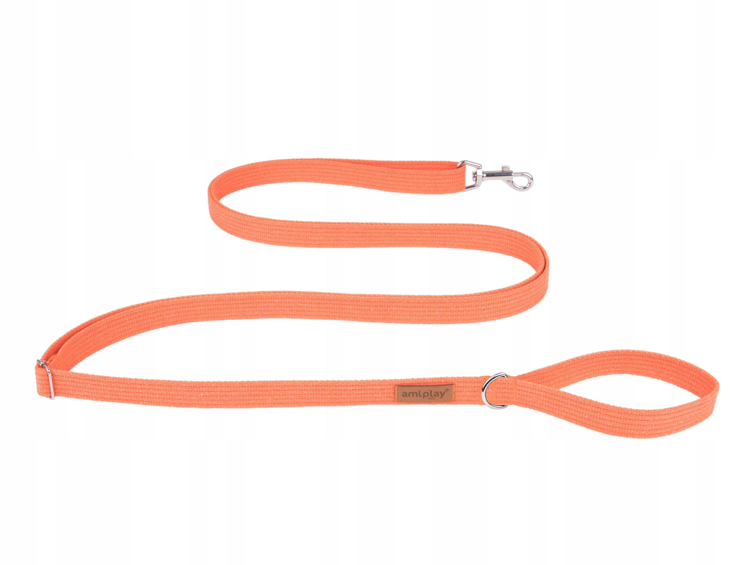 

amiplay Smycz regulowana Easy Fix Cotton M Pomarań