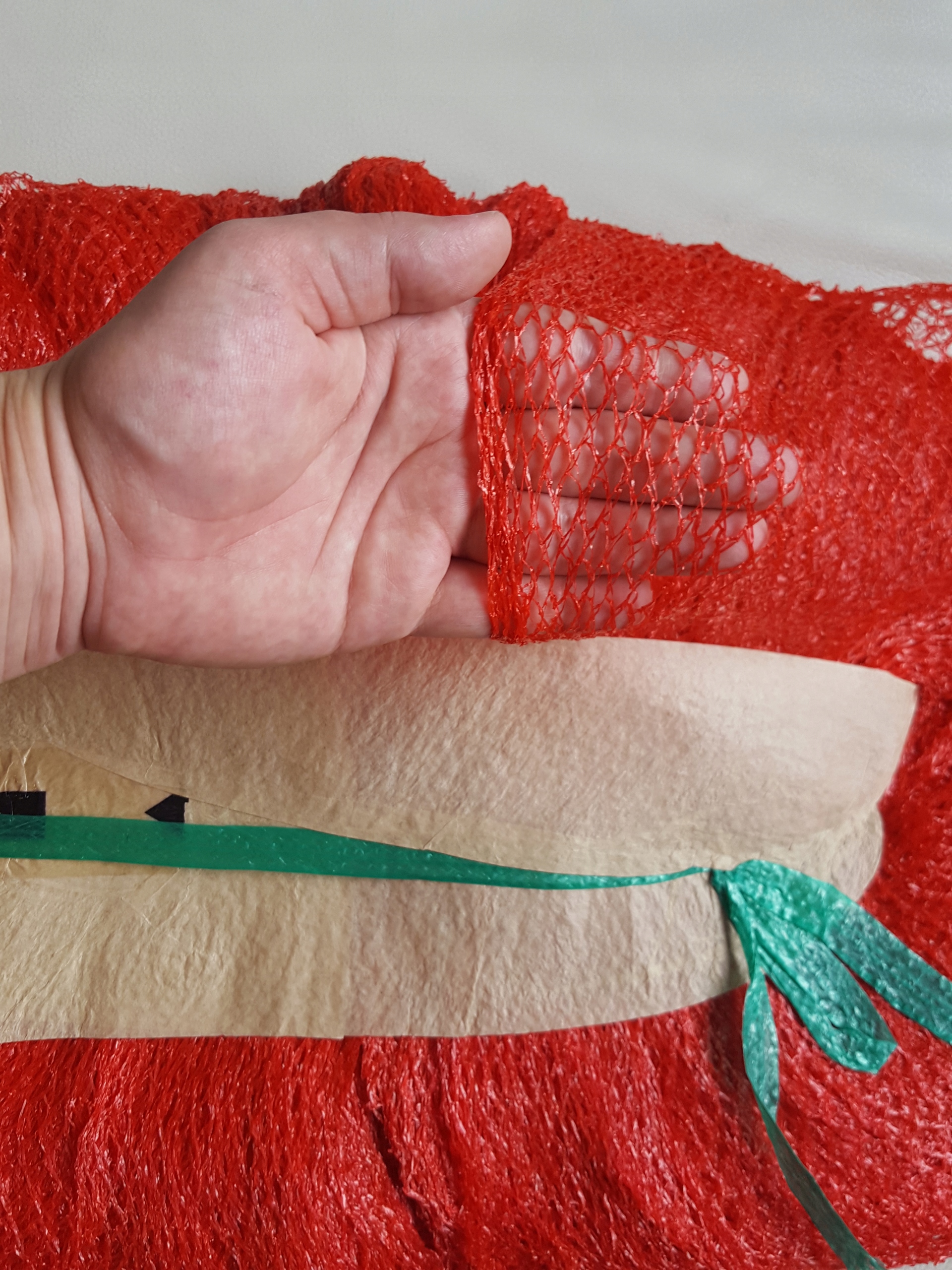 SIATKA RASZLOWA DO PAKOWANIA OWOCÓW WARZYW RĘKAW SIATKOWY DO JABŁEK MARCHWI Marka inny