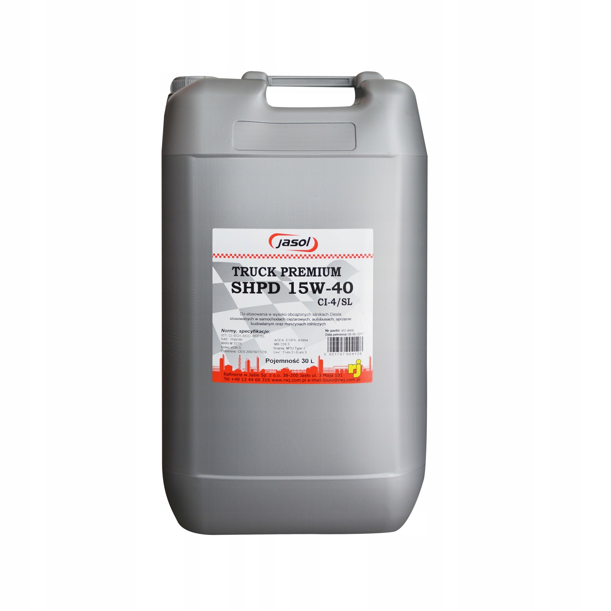 

Olej Silnikowy Jasol Truck Shpd 15W40 30L.