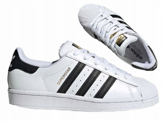 

Adidas Damskie Młodzieżowe Buty Superstar Skóra