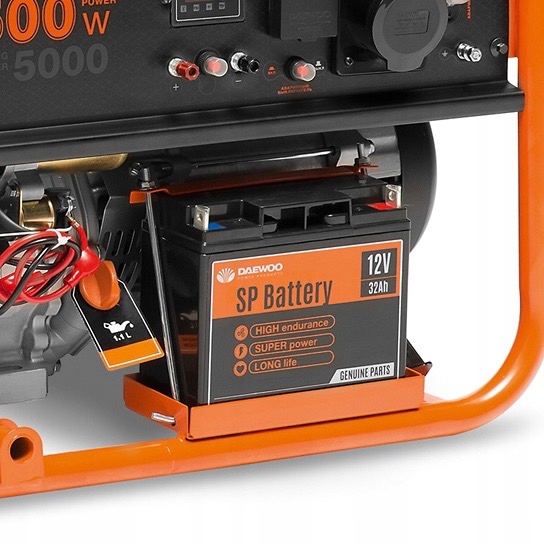Agregat prądotwórczy DAEWOO GDA 7500E-3 DUAL POWER Rozruch elektryczny
