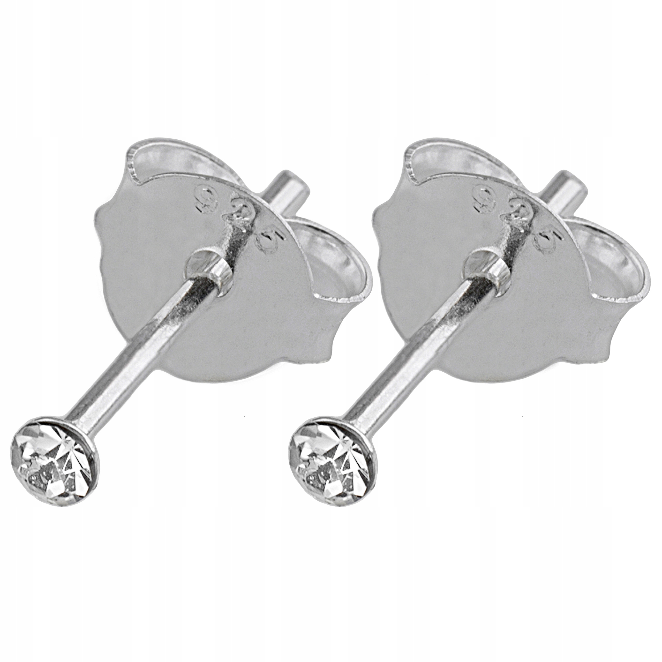 

Versil kolczyki cyrkonie 2,0 mm srebro pr. 0,925