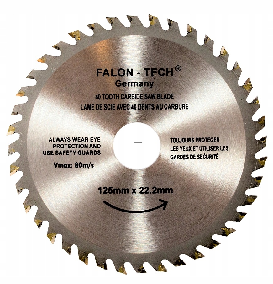

Tarcza Widiowa Do Drewna 125 mm x 22,2 x 40T Widia