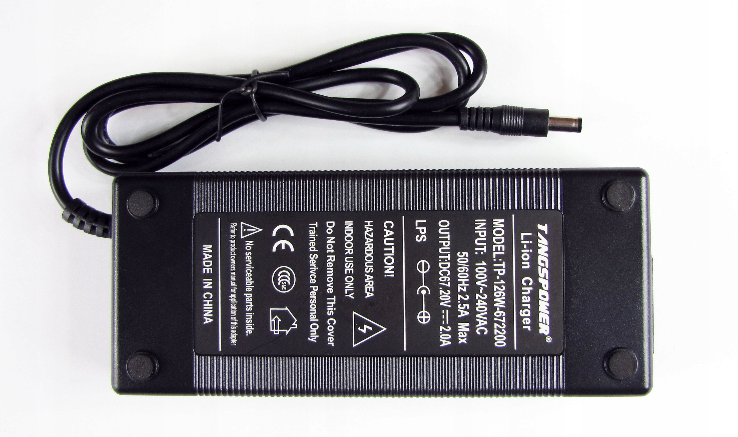 ŁADOWARKA DO AKUMULATORÓW LI-ION 67.2V 2A DC Marka bez marki