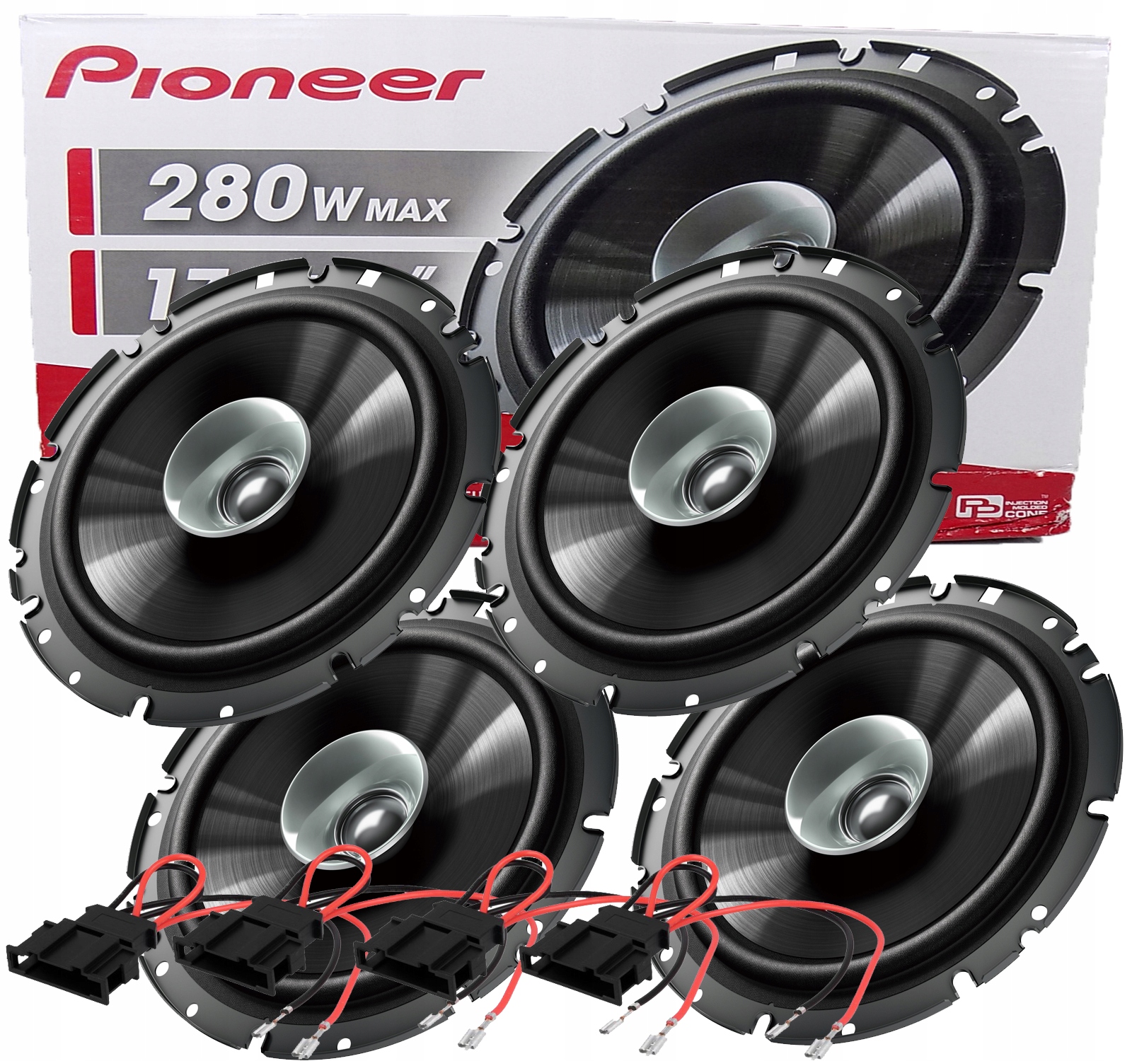 Pioneer колонки 4шт VW PASSAT B5 GOLF 4 спереду ви