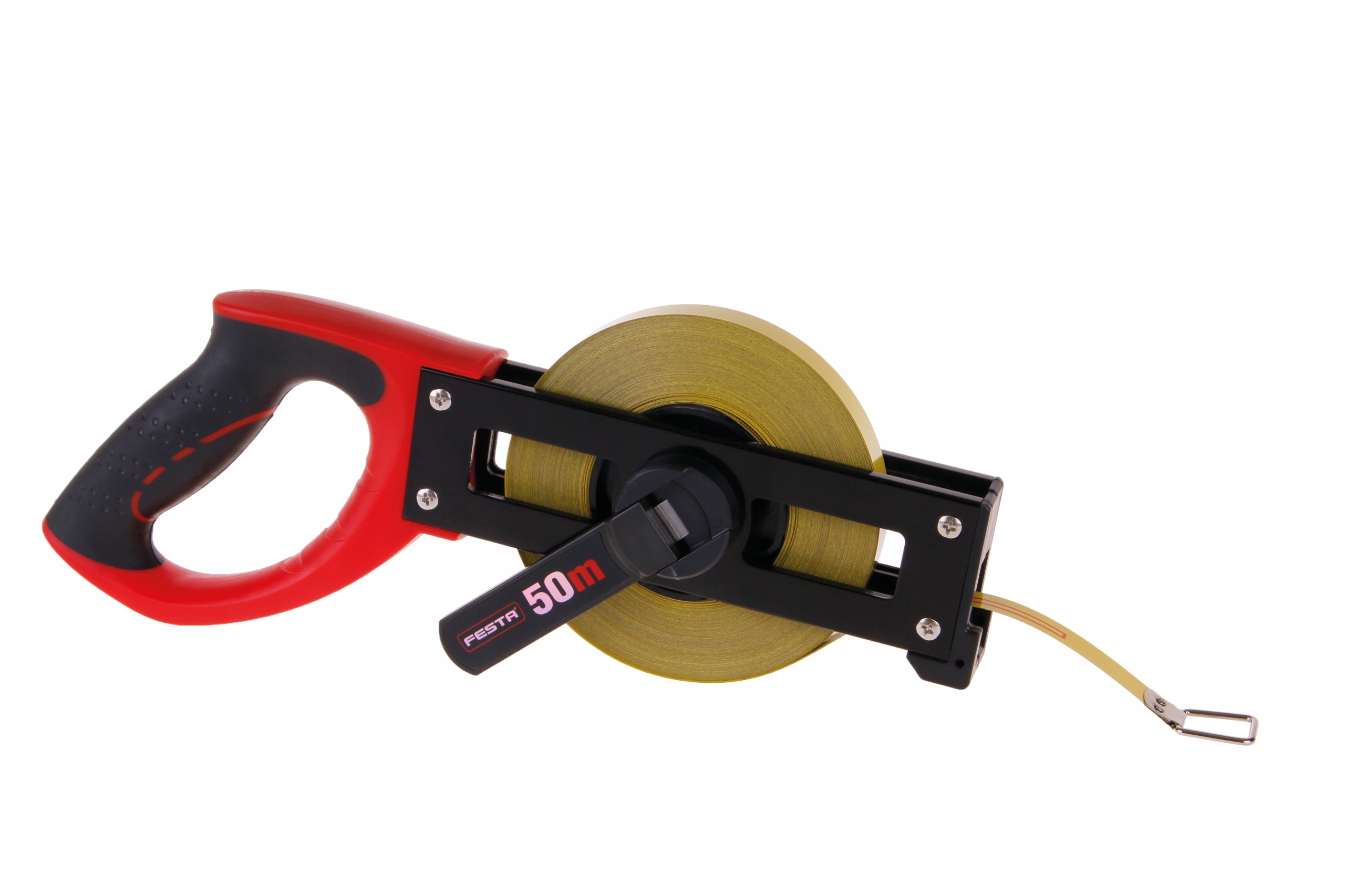 TAŚMA MIERNICZA miara zwijana 50m GEODEZYJNA STAL