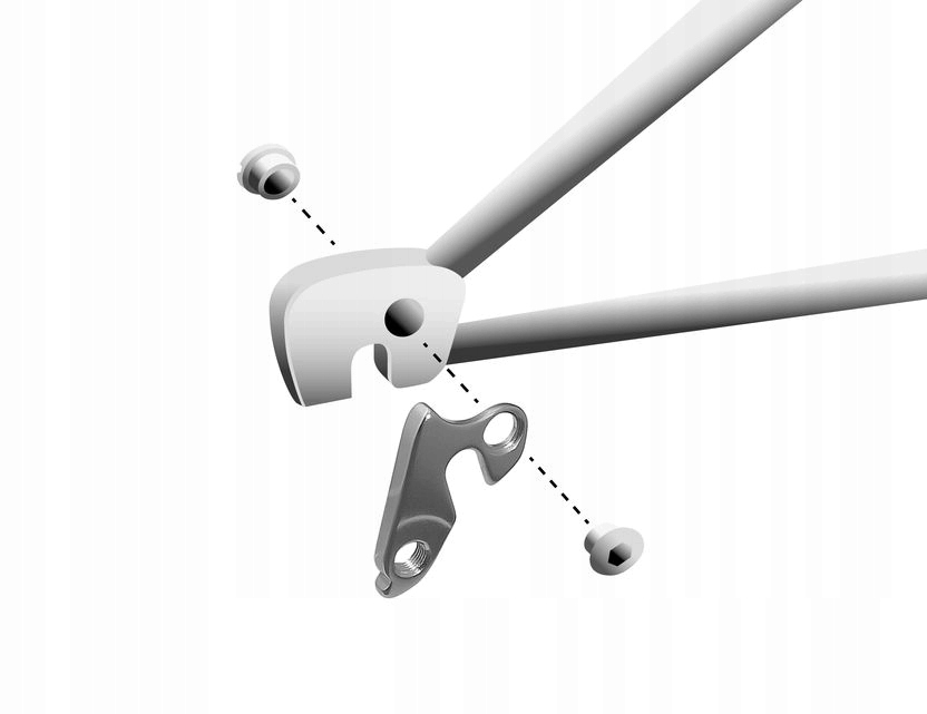 HAK RAMY DO PRZERZUTKI ALUMINIOWY GH022 + śruby Model 5D