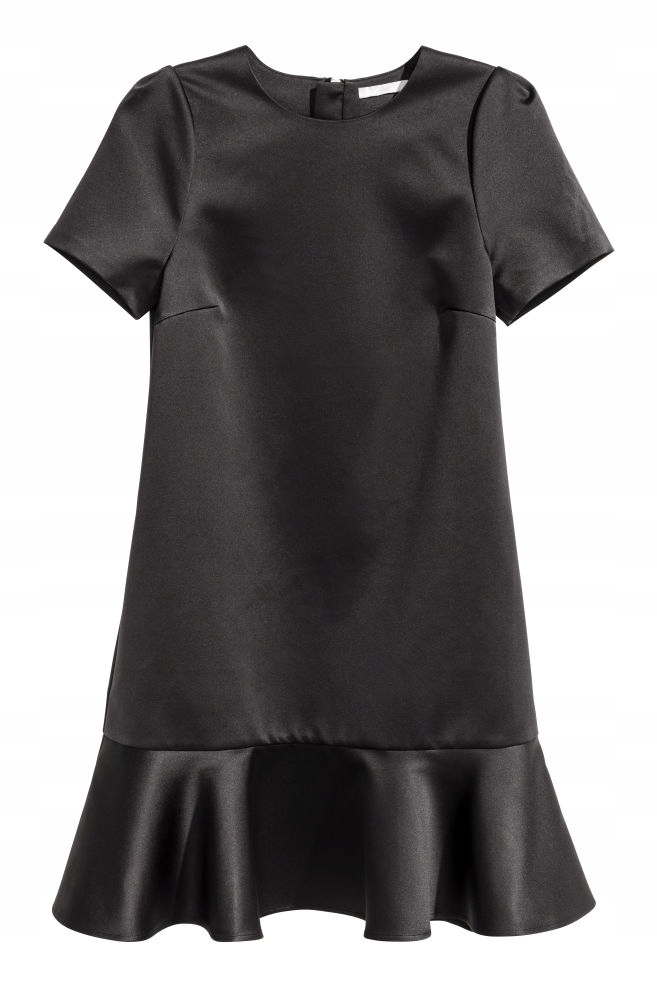 H&M Satynowa sukienka z falbaną rozm.32,XXS 12637695224 - Allegro.pl