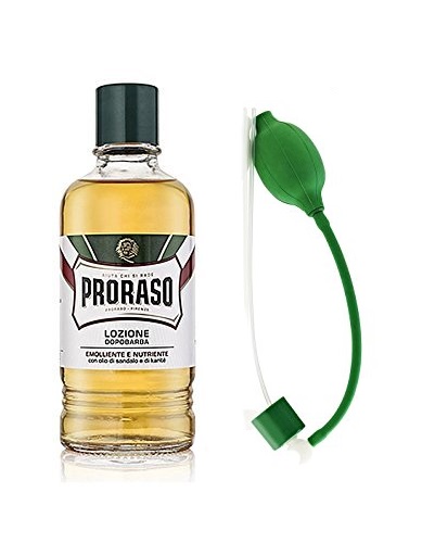 

Proraso woda po goleniu sandał spryskiwacz