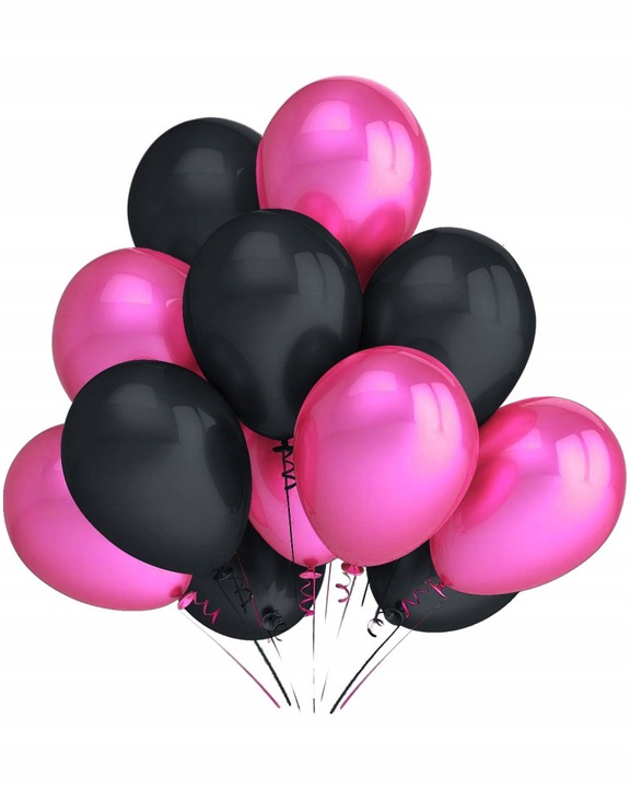 

Balony na wieczór Panieński Czarne Różowe Fuksja
