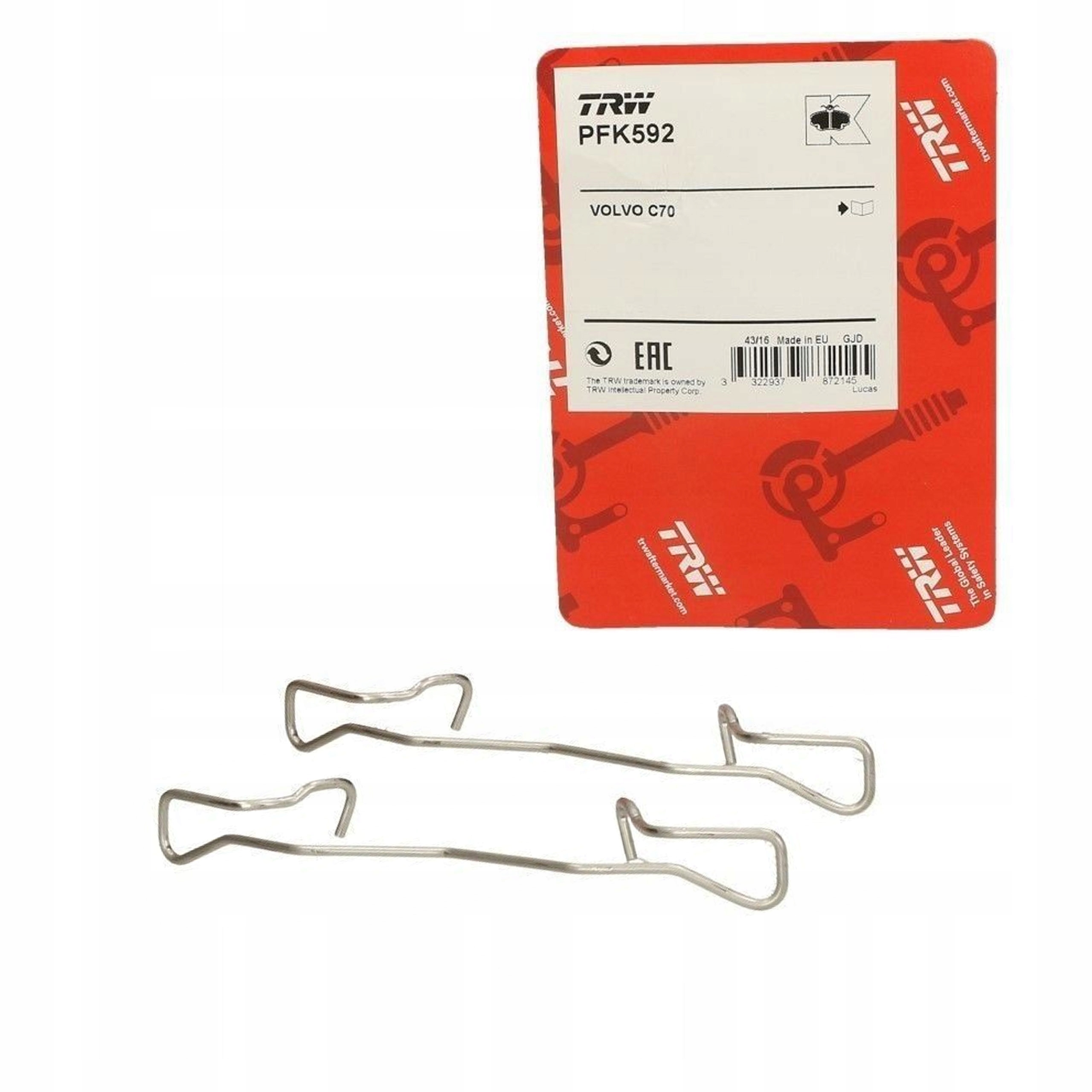 SPRĘŻYNY ZACISKU LAGUNA 2 3 ESPACE 4 SCENIC TYŁ