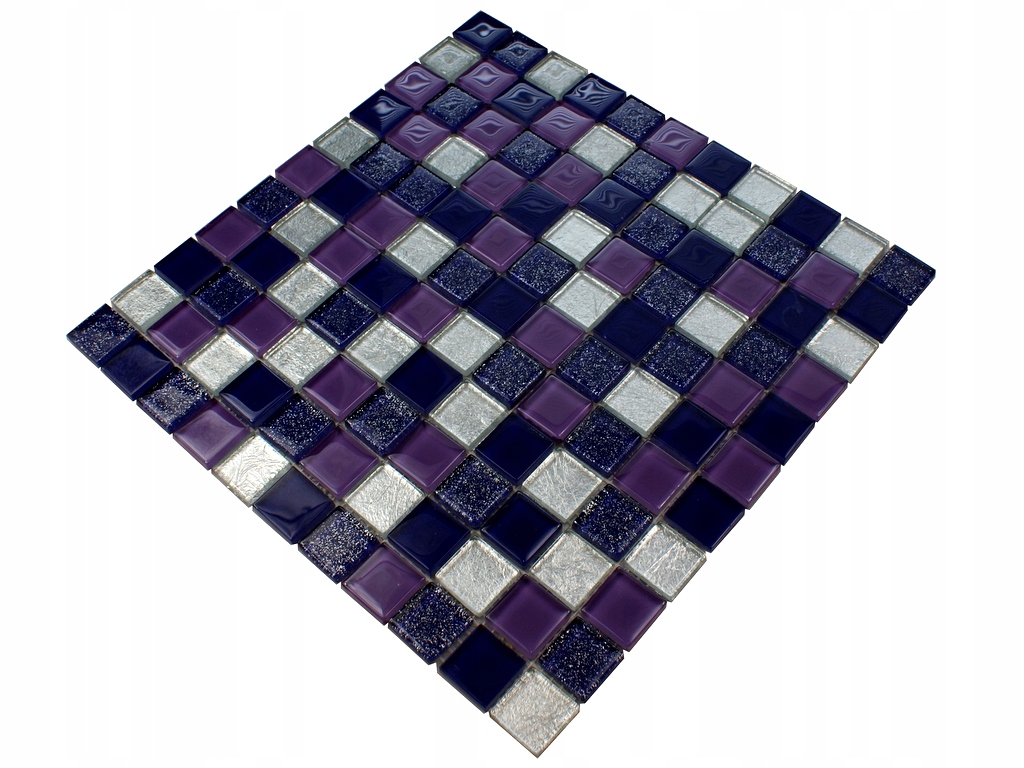 Sklenená mozaika fialová AMETYST , dekor , dlaždice