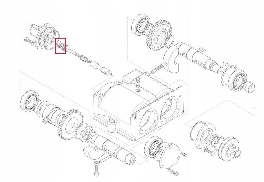 AMMANN Zagęszczarka AVP APR Uszczelnienie tłoczka Marka Ammann