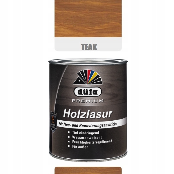 

Holzlasur Dufa 0,75 l Teak