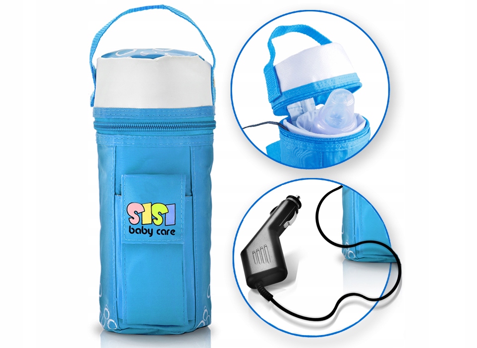 PODGRZEWACZ do butelek TERMOTORBA AUTO Z IZOLACJĄ Kolor niebieski