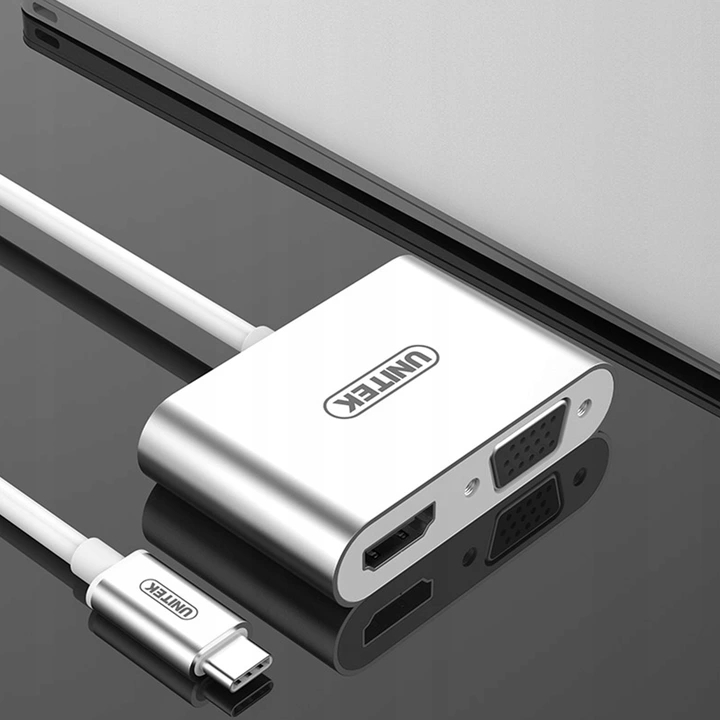 

Unitek Y-V100 karta graficzna z Hdmi i Vga na Usbc