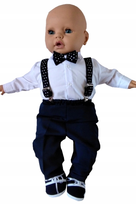 Garniturek do chrztu, ubranko, komplet, SZELKI 80