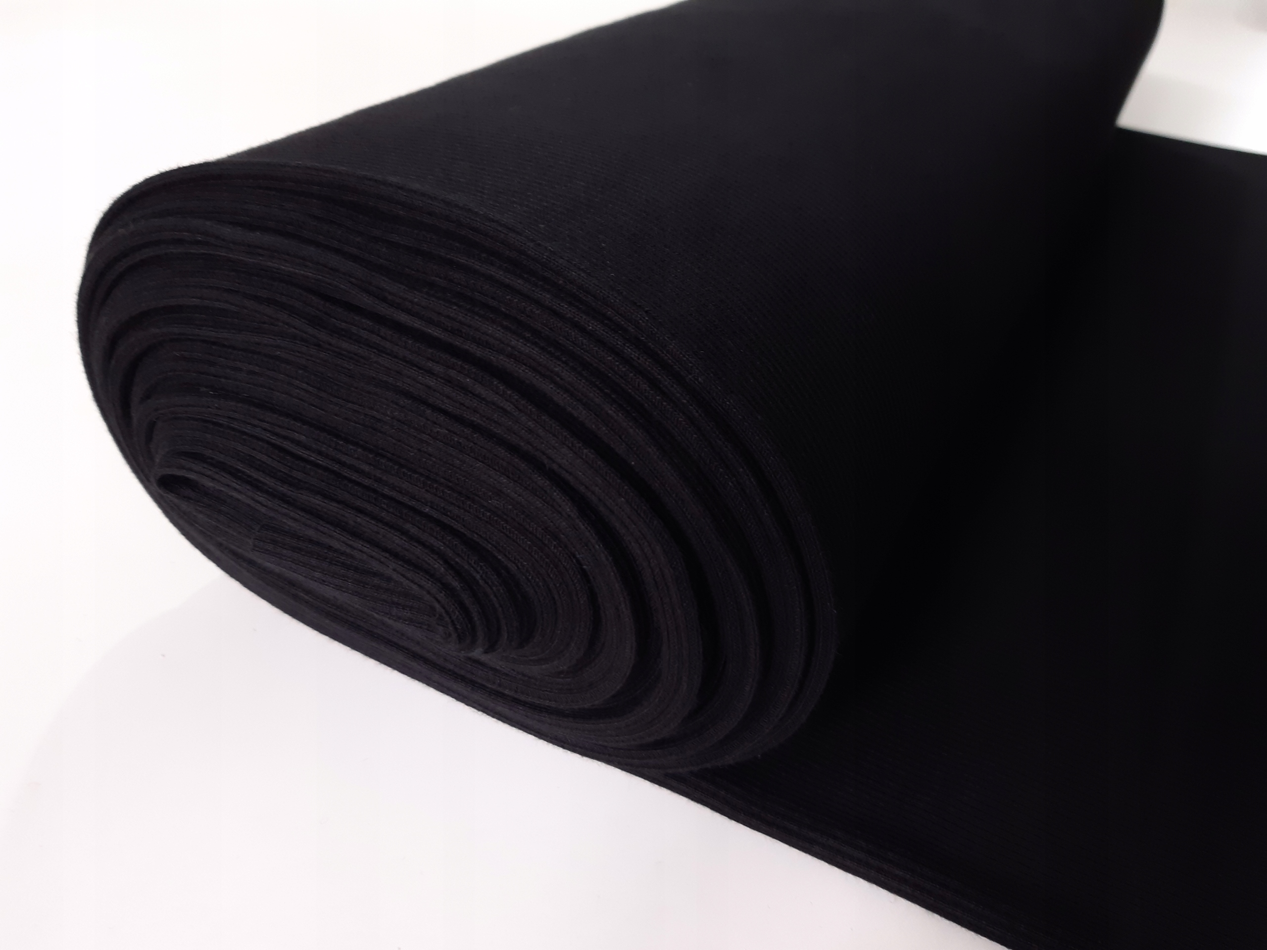 Czarny Ściągacz Do Dresów 430g Prążek
