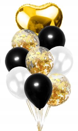 

Zestaw balony duże 30 cm serce wesele chrzciny