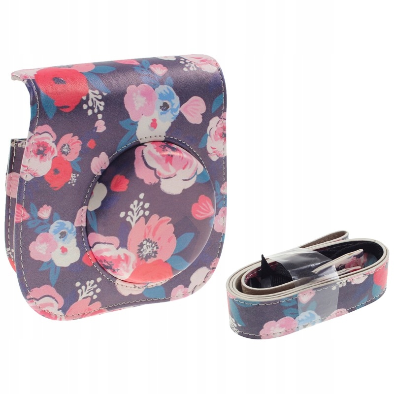 FUTERAŁ do FUJI INSTAX Mini 8 9 Retro kwiaty