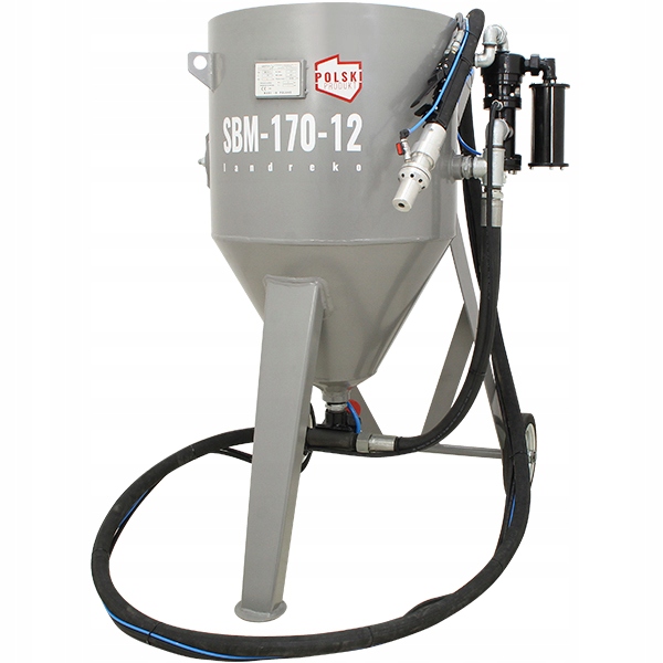 POLSKA PIASKARKA HYDROPIASKARKA SODOWARKA 170L Marka Land Reko