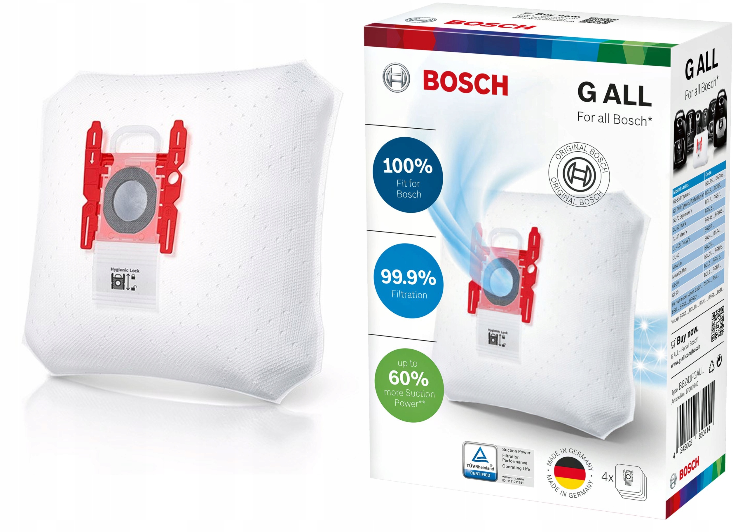 

Worki do odkurzaczy Bosch G All BBZ41FGALL