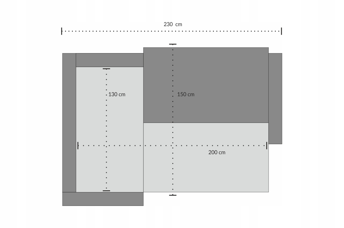 Narożnik rogówka skandynawski HILDA rozkładany HIT EAN (GTIN) 5905815767269