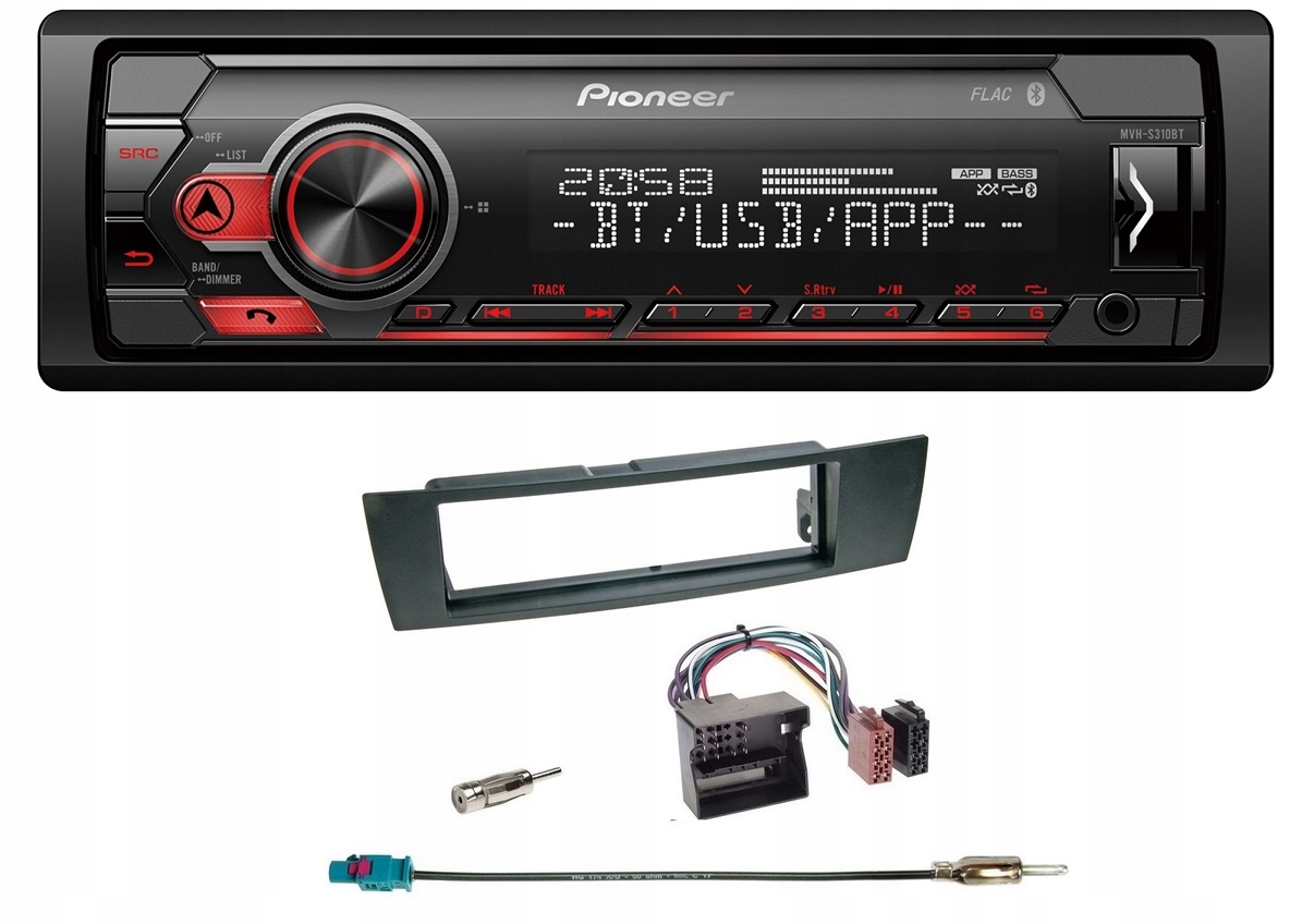 Pioneer MVH-S300BT rádio bmw 1 3 E81 E87 E90 E91