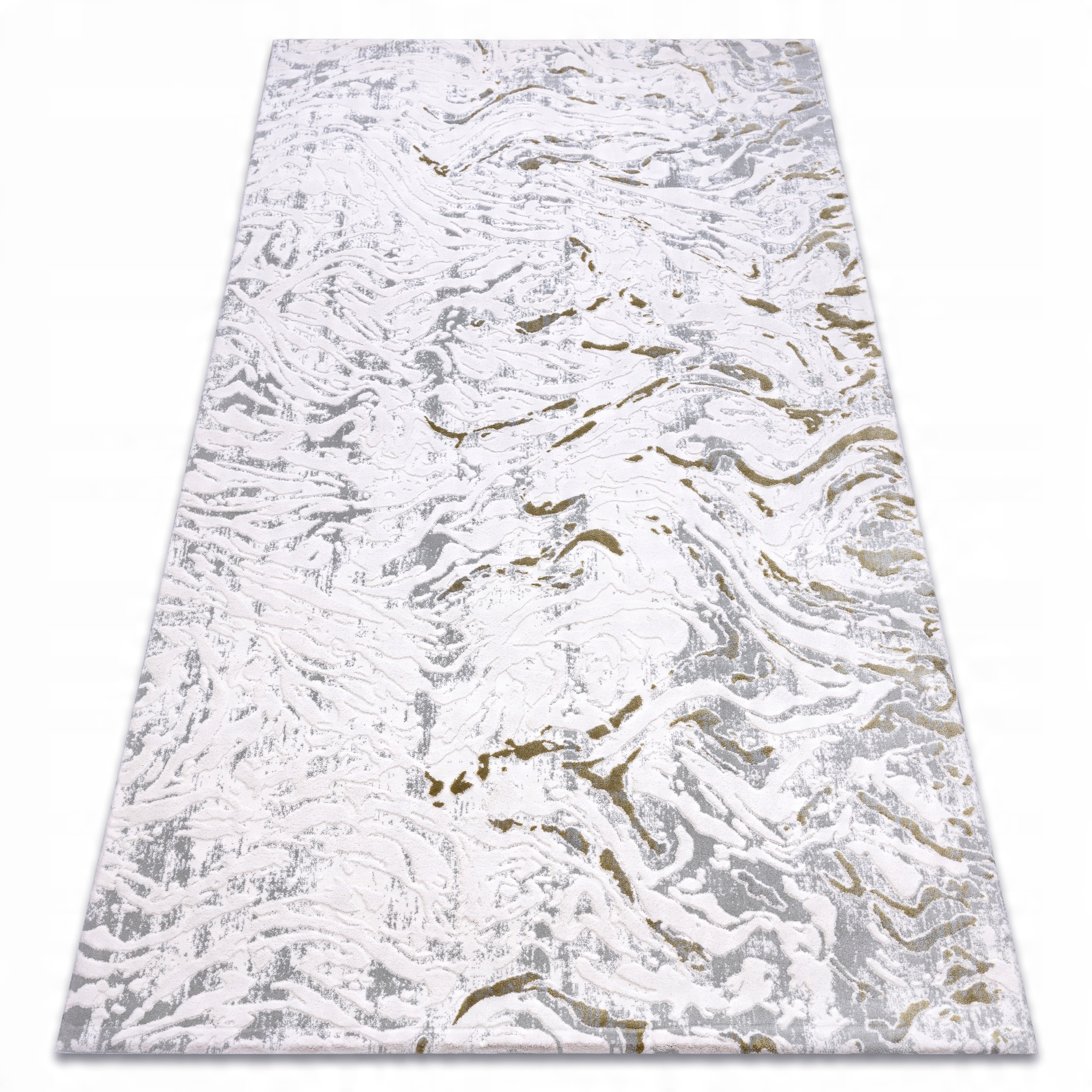 

Miękki Dywan Do Salonu 80x150 siwy zieleń #AT2572