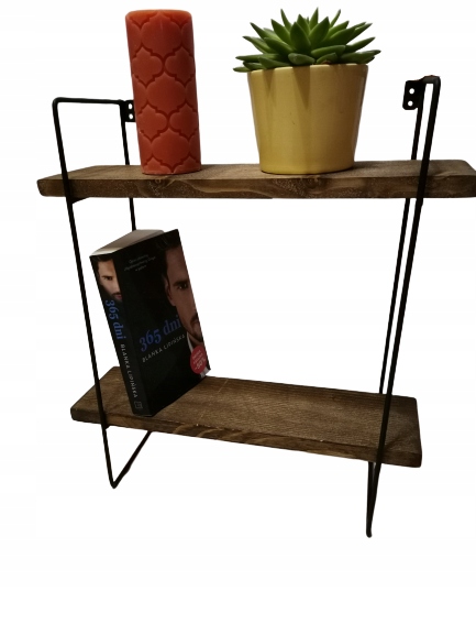 Regał ścienny półka wisząca LOFT regał na książki