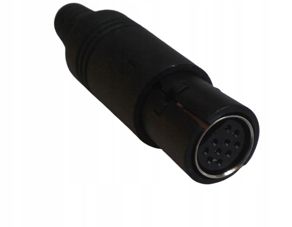 GNIAZDO mini DIN 10pin 10p na kabel FV (2669a