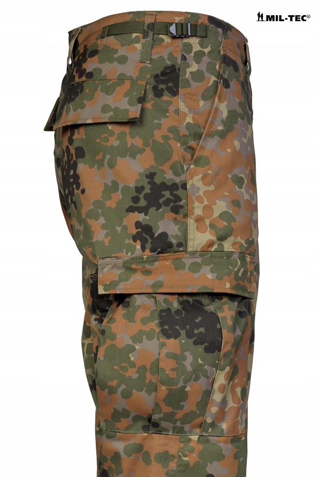 Wojskowe SPODNIE BDU RANGER Moro FLECKTARN - L Materiał dominujący poliester