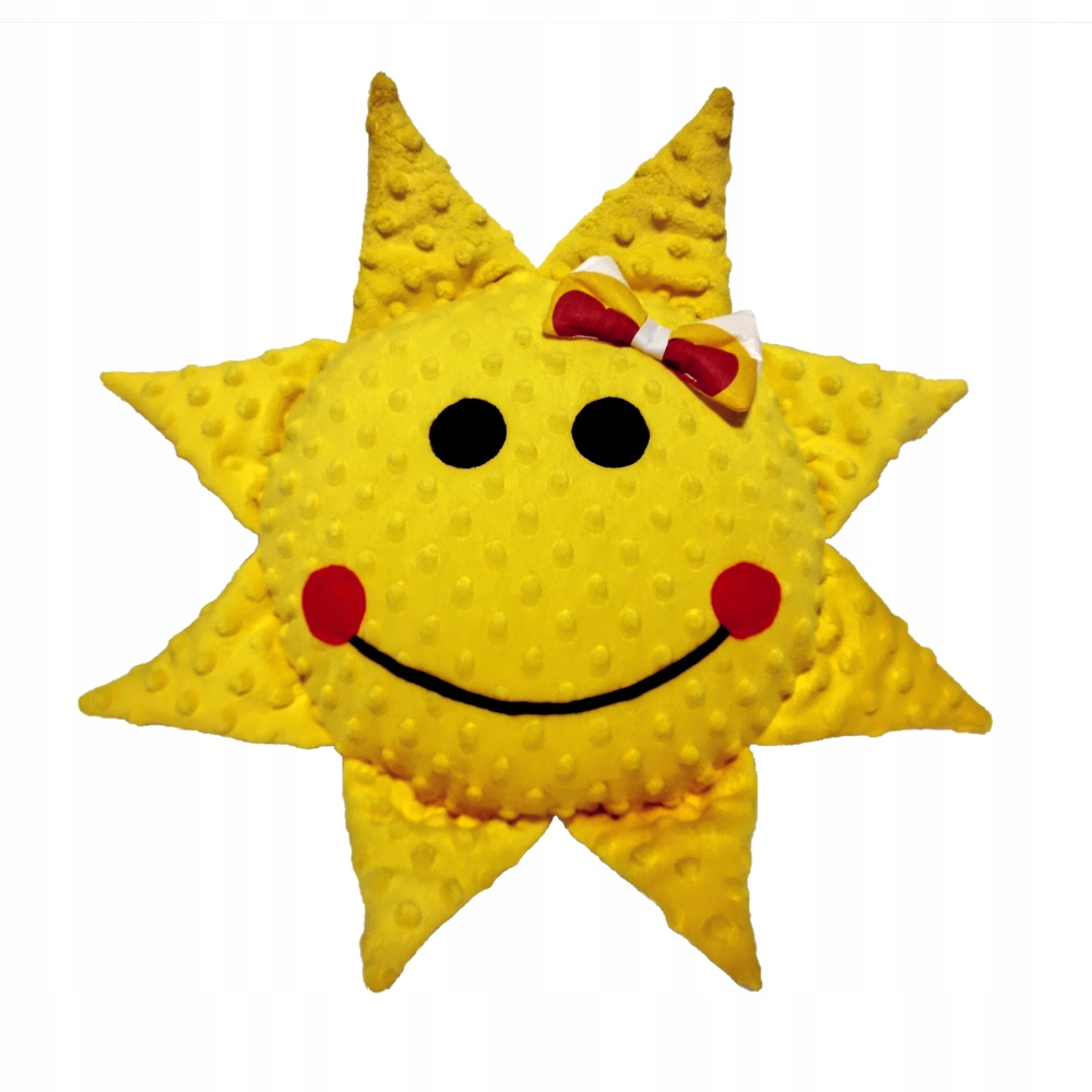 

Poduszka Słoneczko Słońce Minky Przytulanka 46 cm