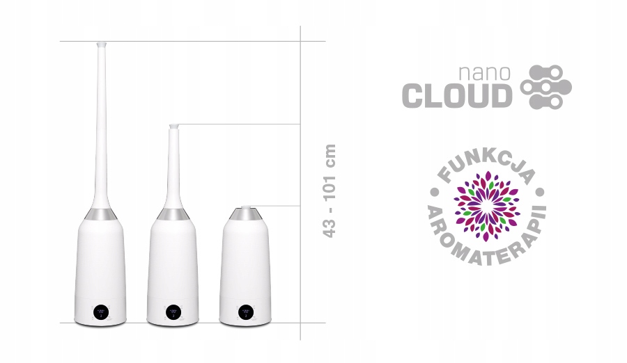 Nawilżacz powietrza ELDOM NU20 AROMATERAPIA~1filtr Moc 28 W