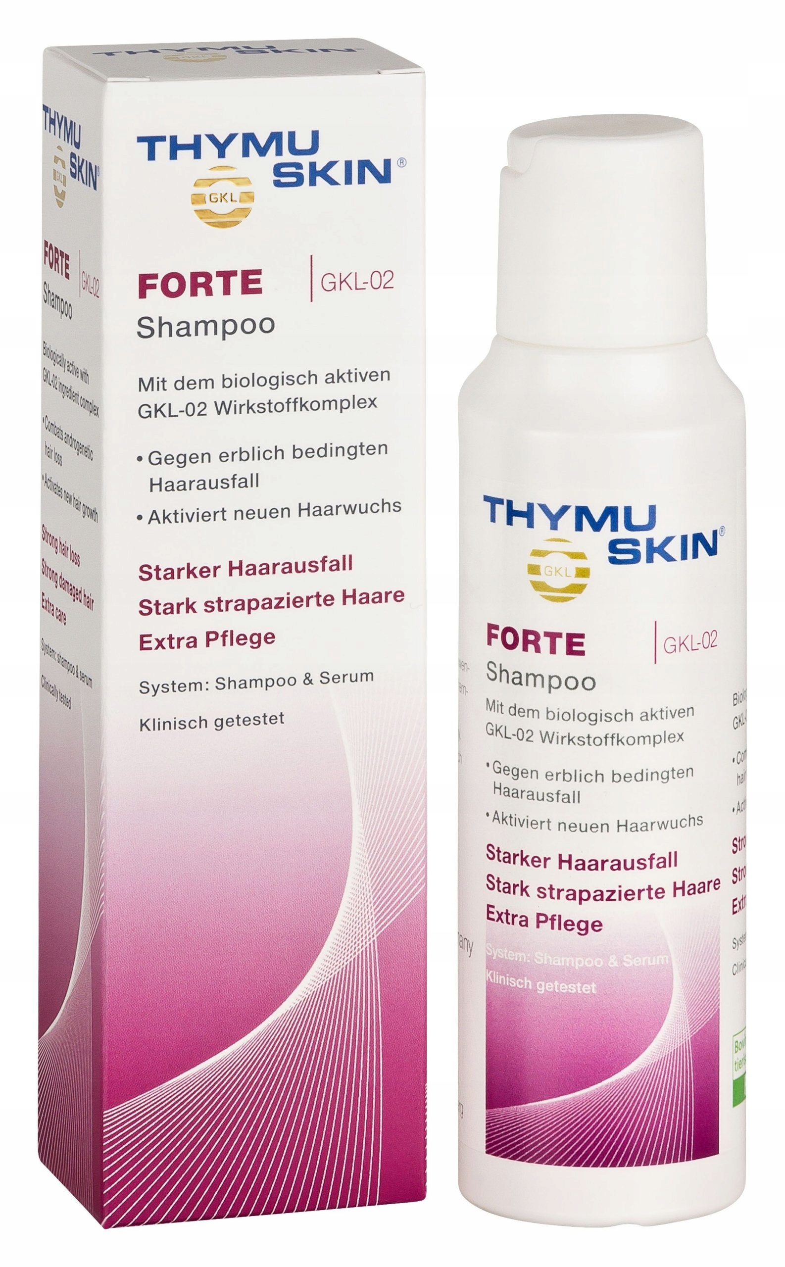 ThymuSkin medyczny szampon Forte 200ml w trakcie,po chemioterapii łysienie