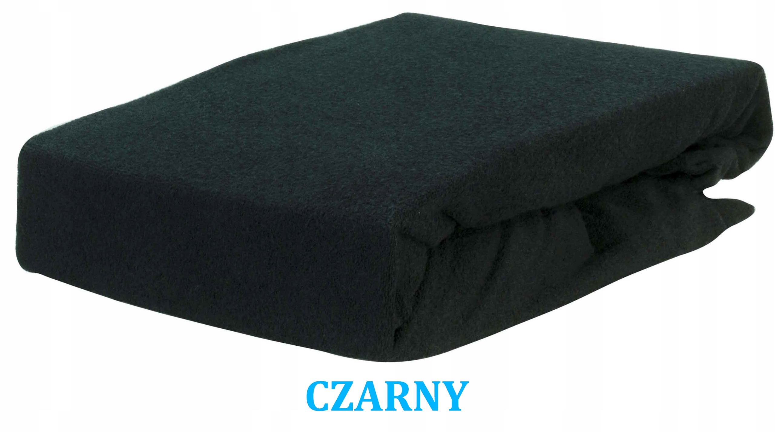 

Czarne Prześcieradło Frotte Z Gumką 200/220 Grube