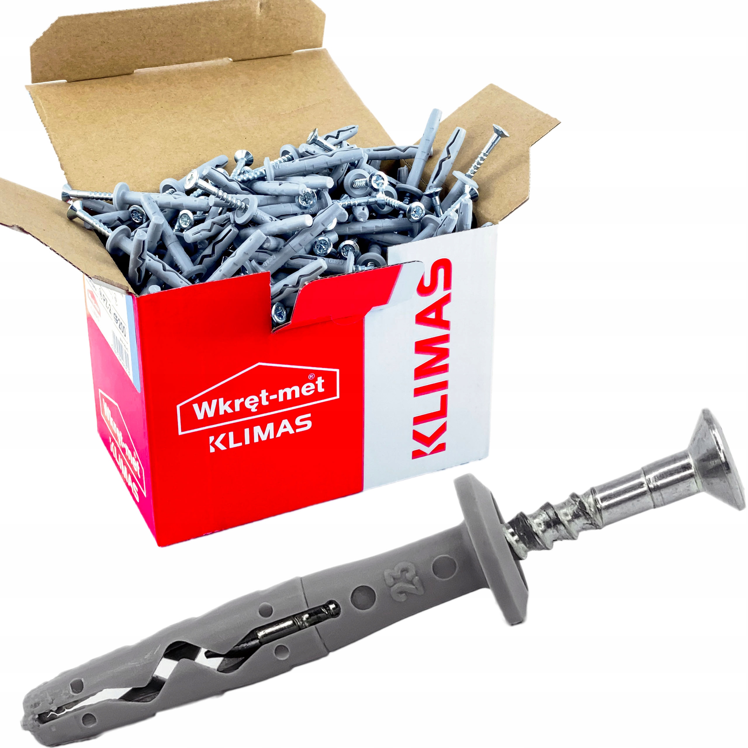 

Kołki szybkiego montażu z kołnierzem 6x80 100 szt.